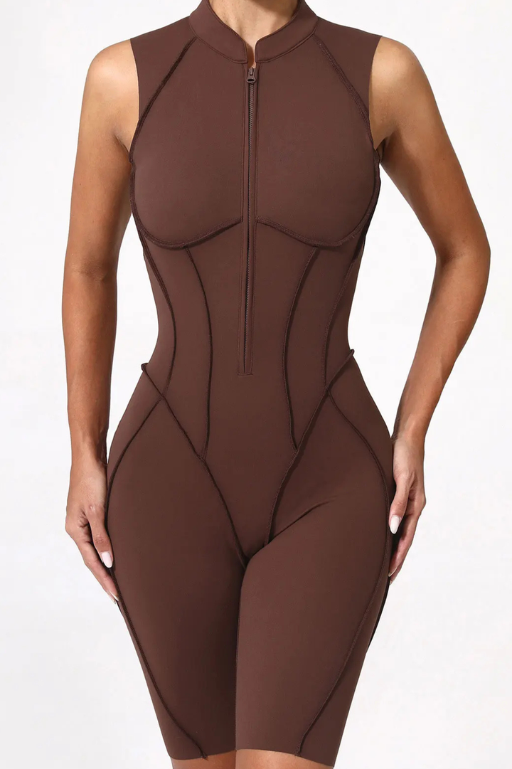 Bodyline Sculpt Zip-up Jumpsuit