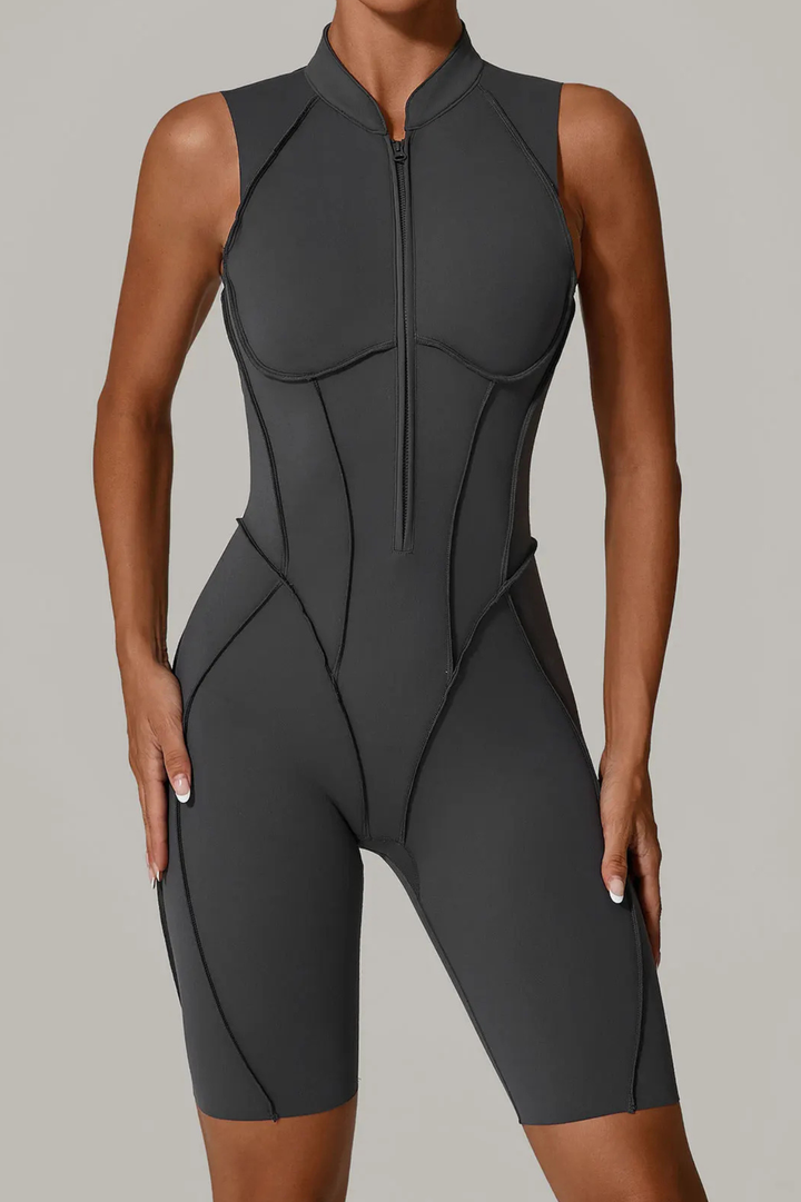 Bodyline Sculpt Zip-up Jumpsuit