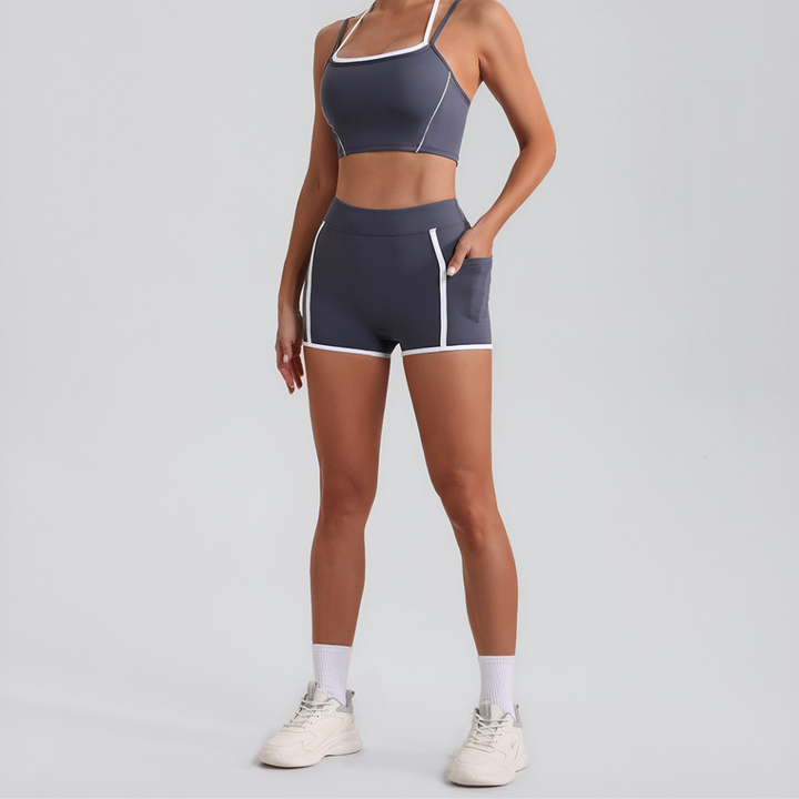 Double Strap Yoga Top