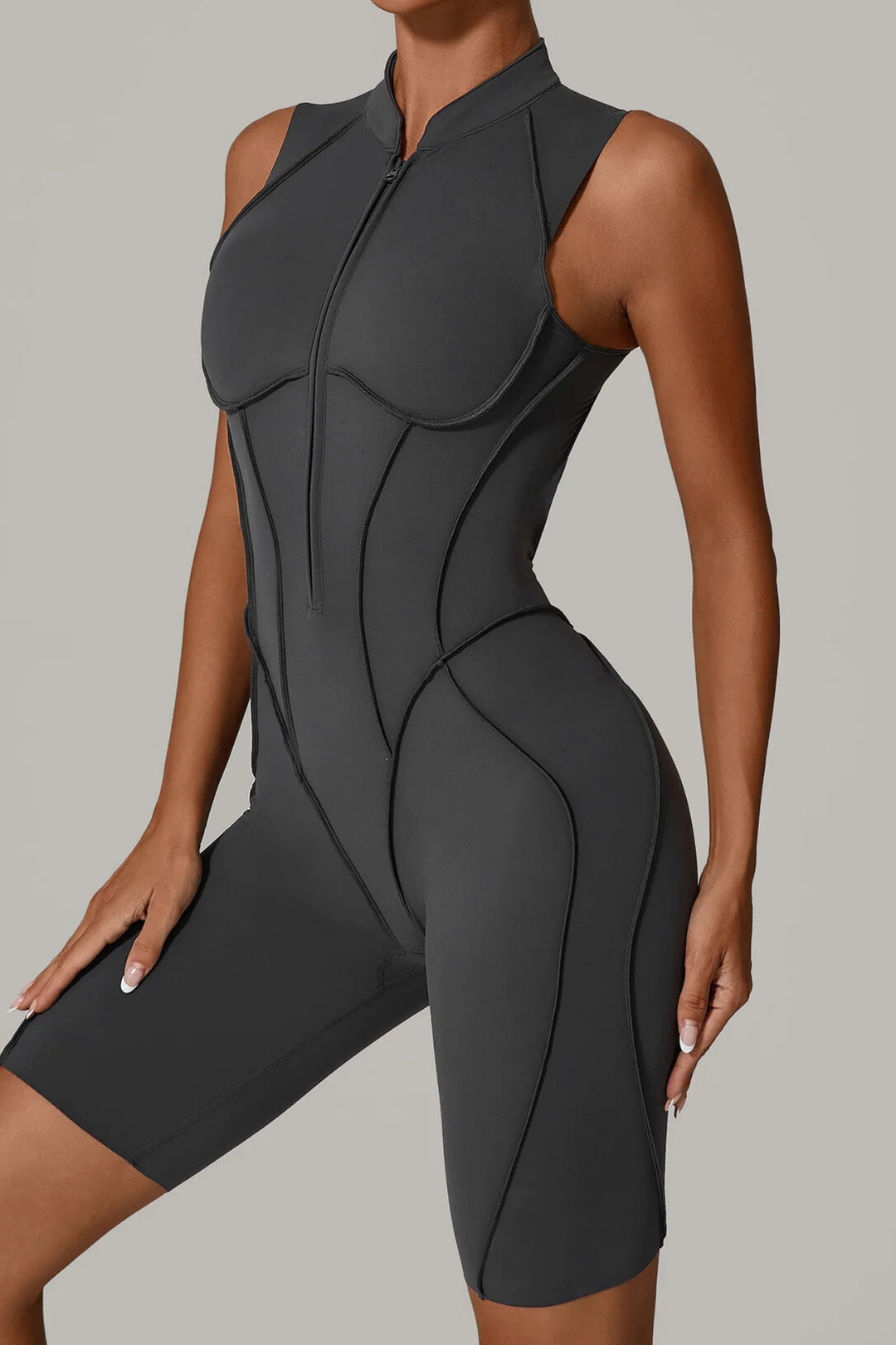 Bodyline Sculpt Zip-up Jumpsuit