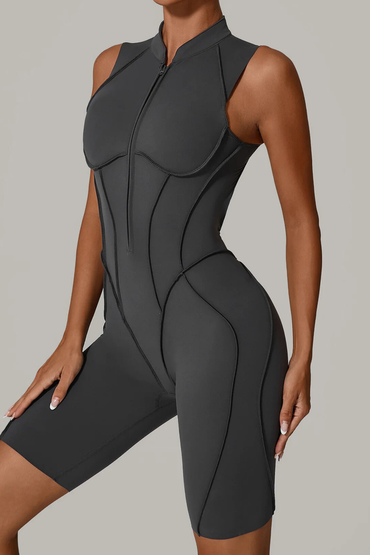 Bodyline Sculpt Zip-up Jumpsuit