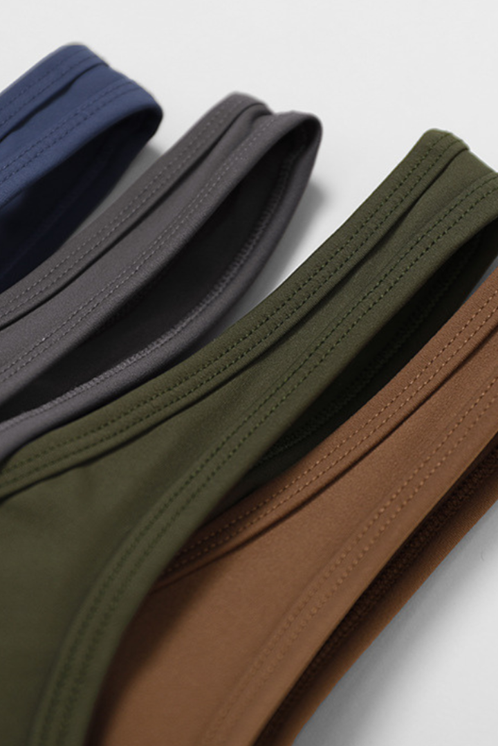 Ribbed V-Waist Jumpsuit