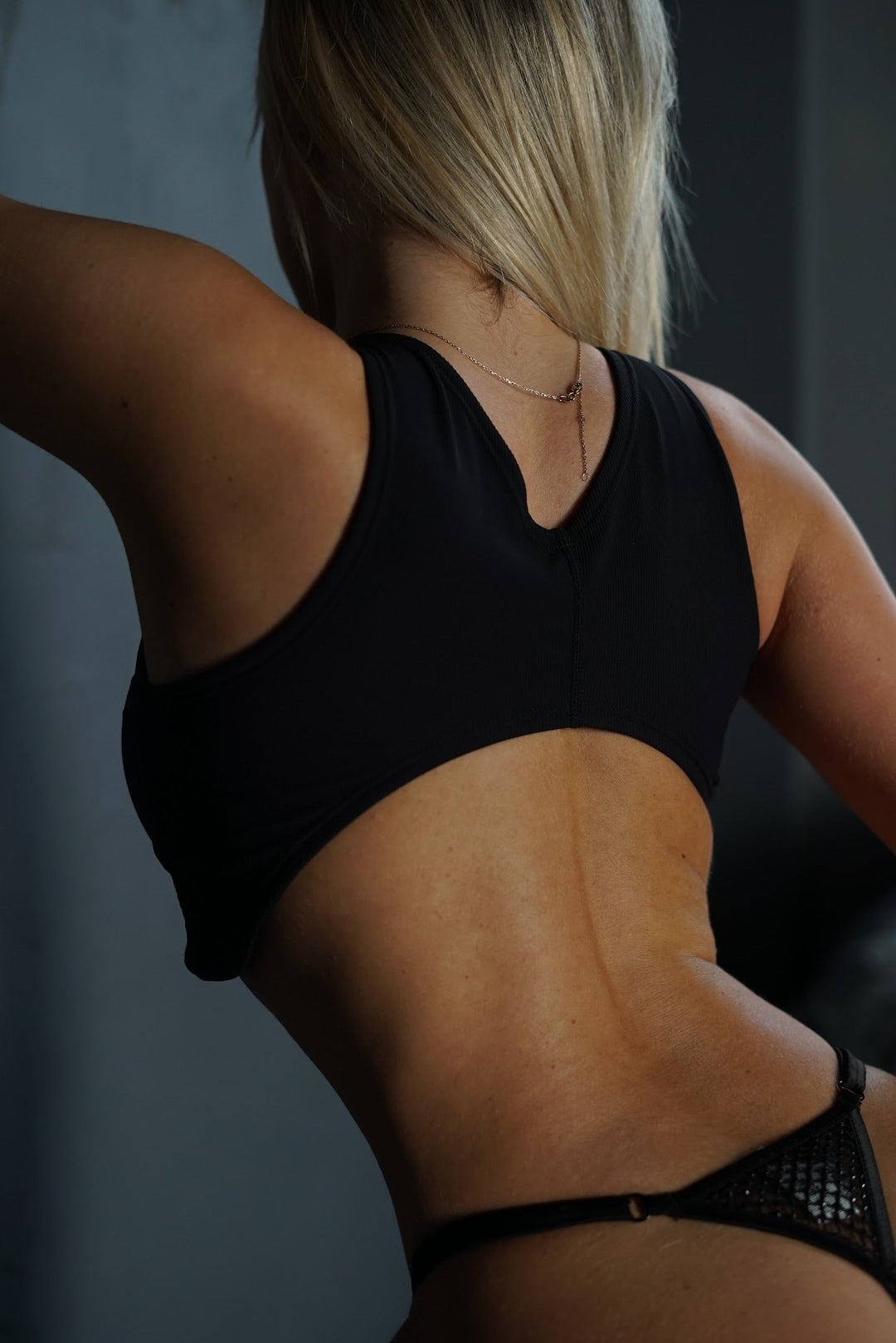 Cutout Zip Yoga Top