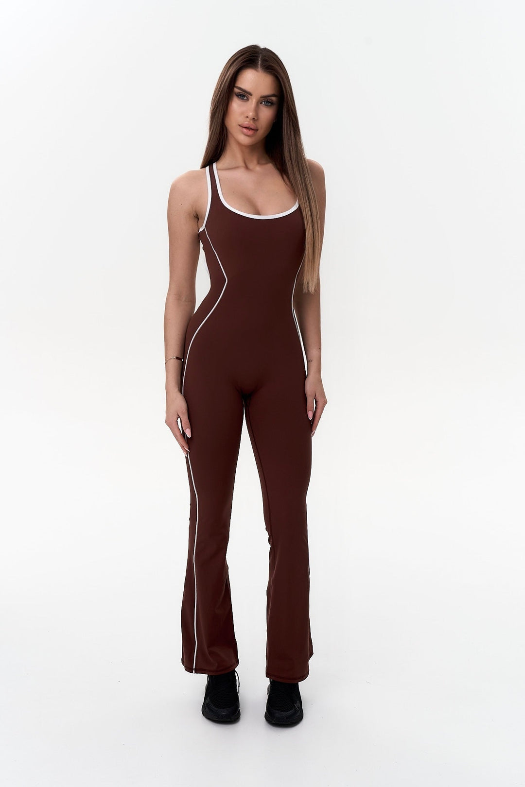 Seline Contouring Open-Back Jumpsuit