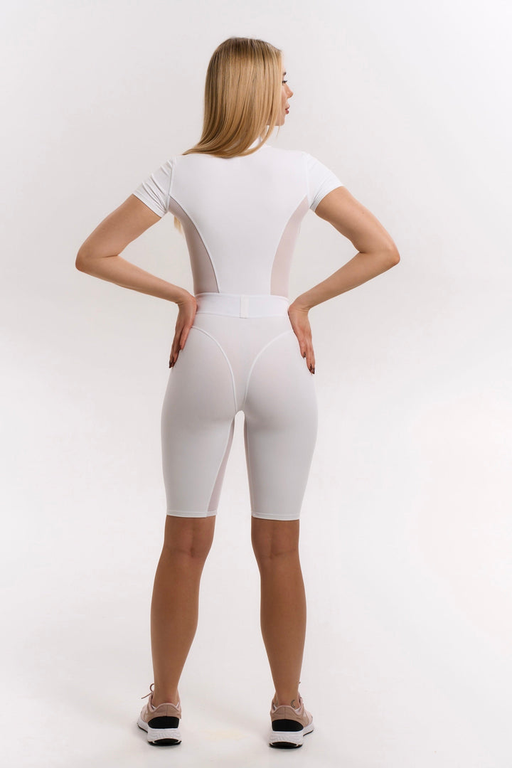 Sleek Shorts Silhouette Romper