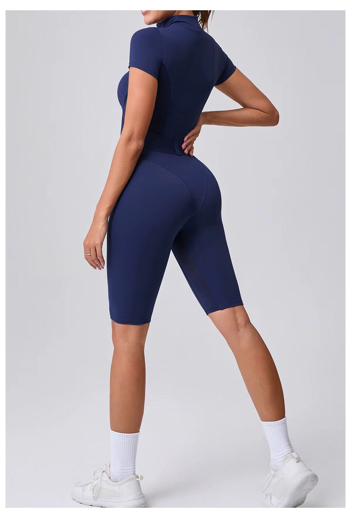 Sleek Shorts Silhouette Romper
