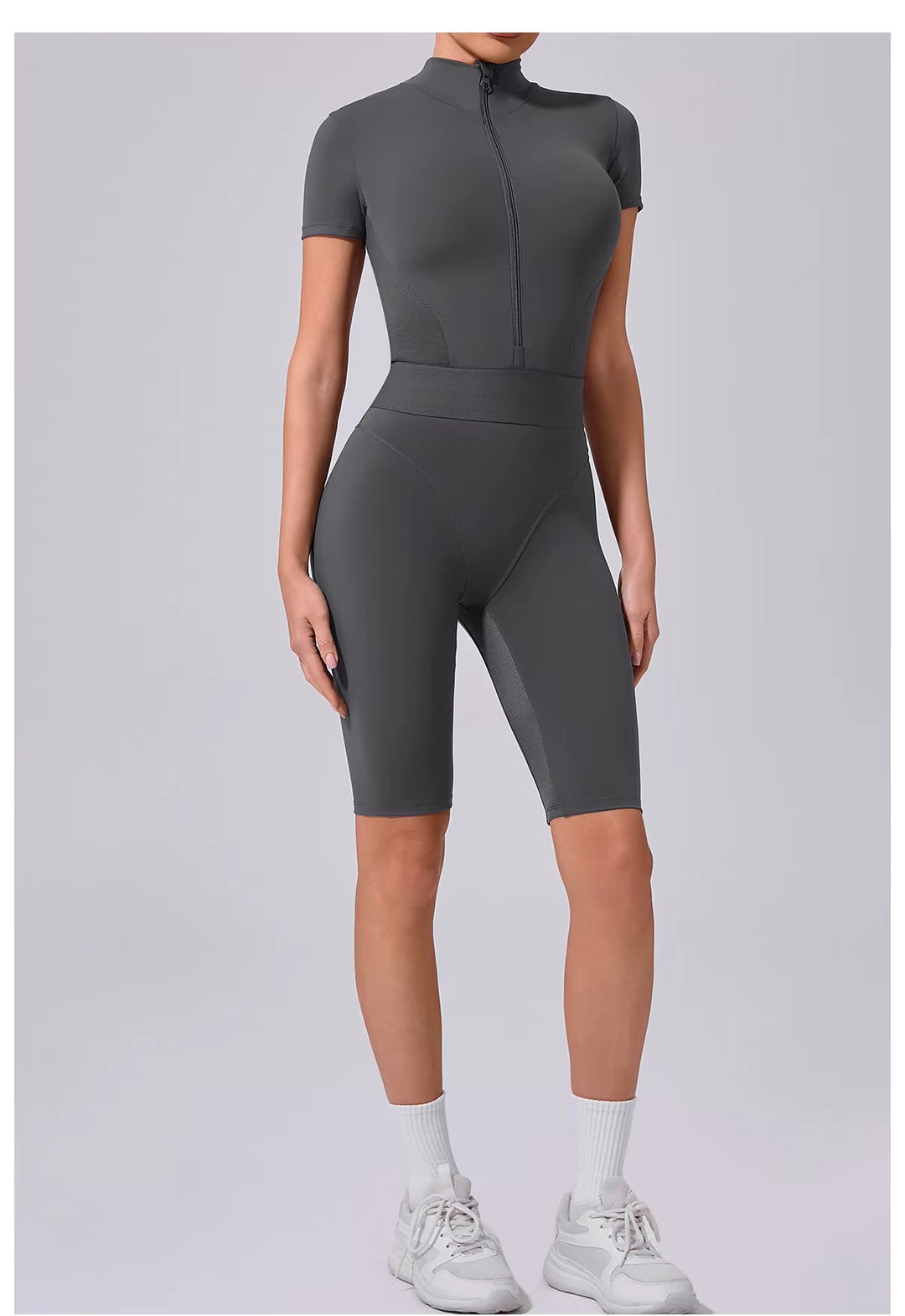 Sleek Shorts Silhouette Romper