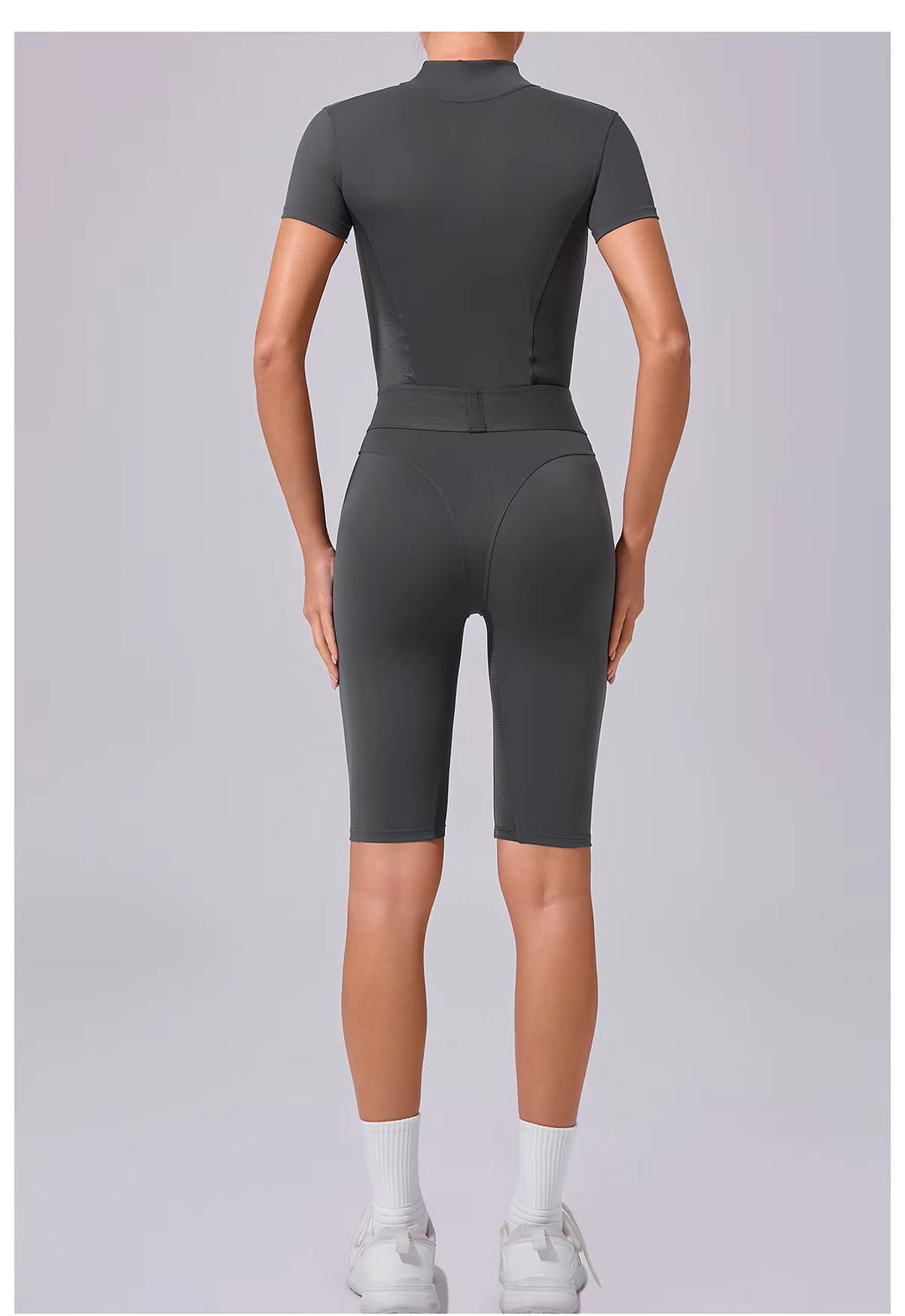 Sleek Shorts Silhouette Romper