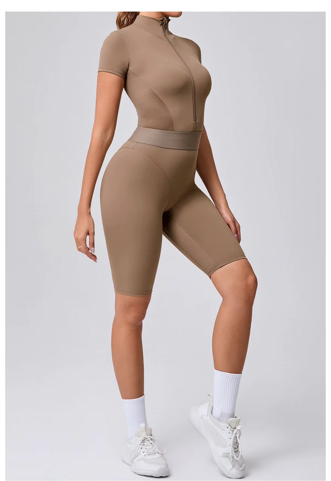 Sleek Shorts Silhouette Romper