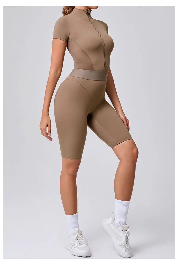Sleek Shorts Silhouette Romper