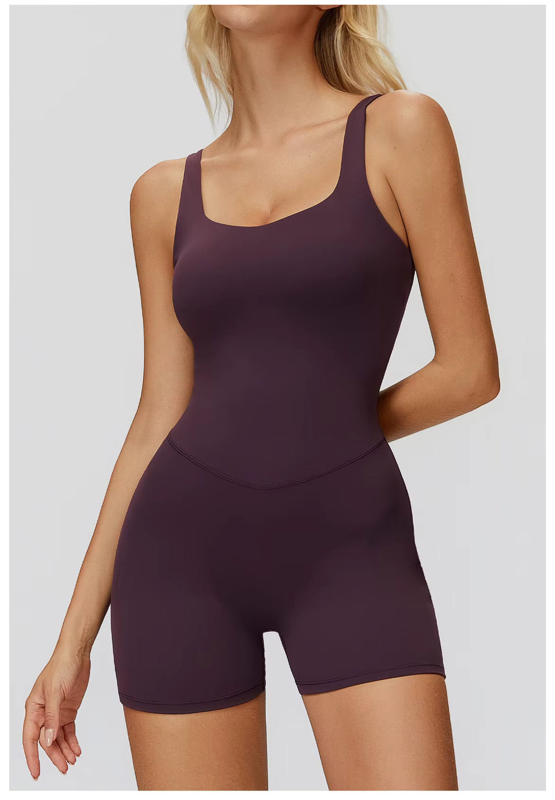 Strappy Back Shorts Jumpsuit