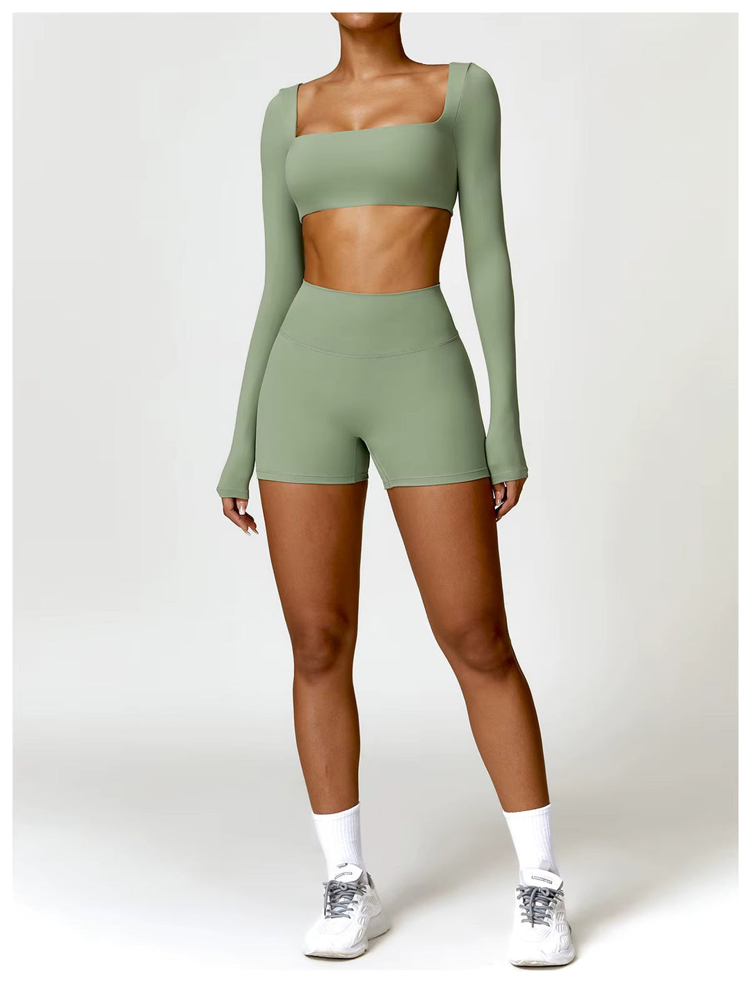 Fit High - Waist Scrunch Shorts