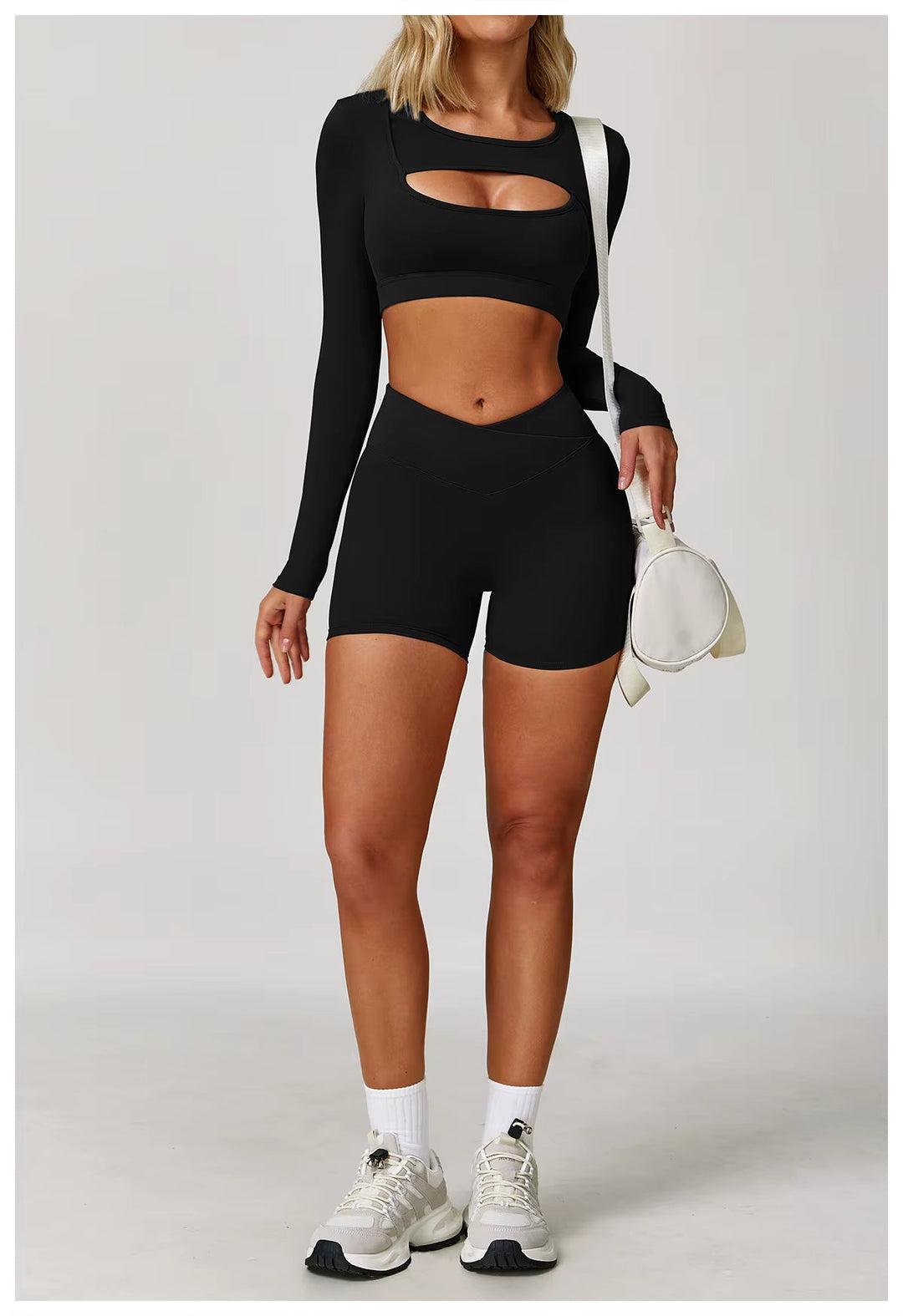 Elegance Cutout Long Sleeve Top
