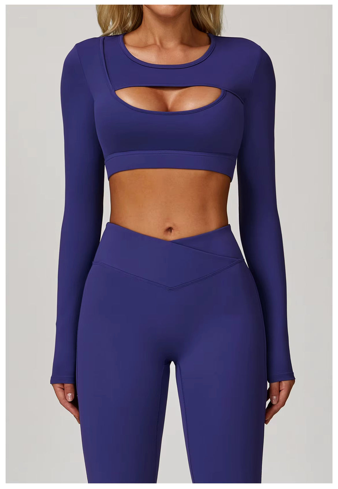 Elegance Cutout Long Sleeve Top