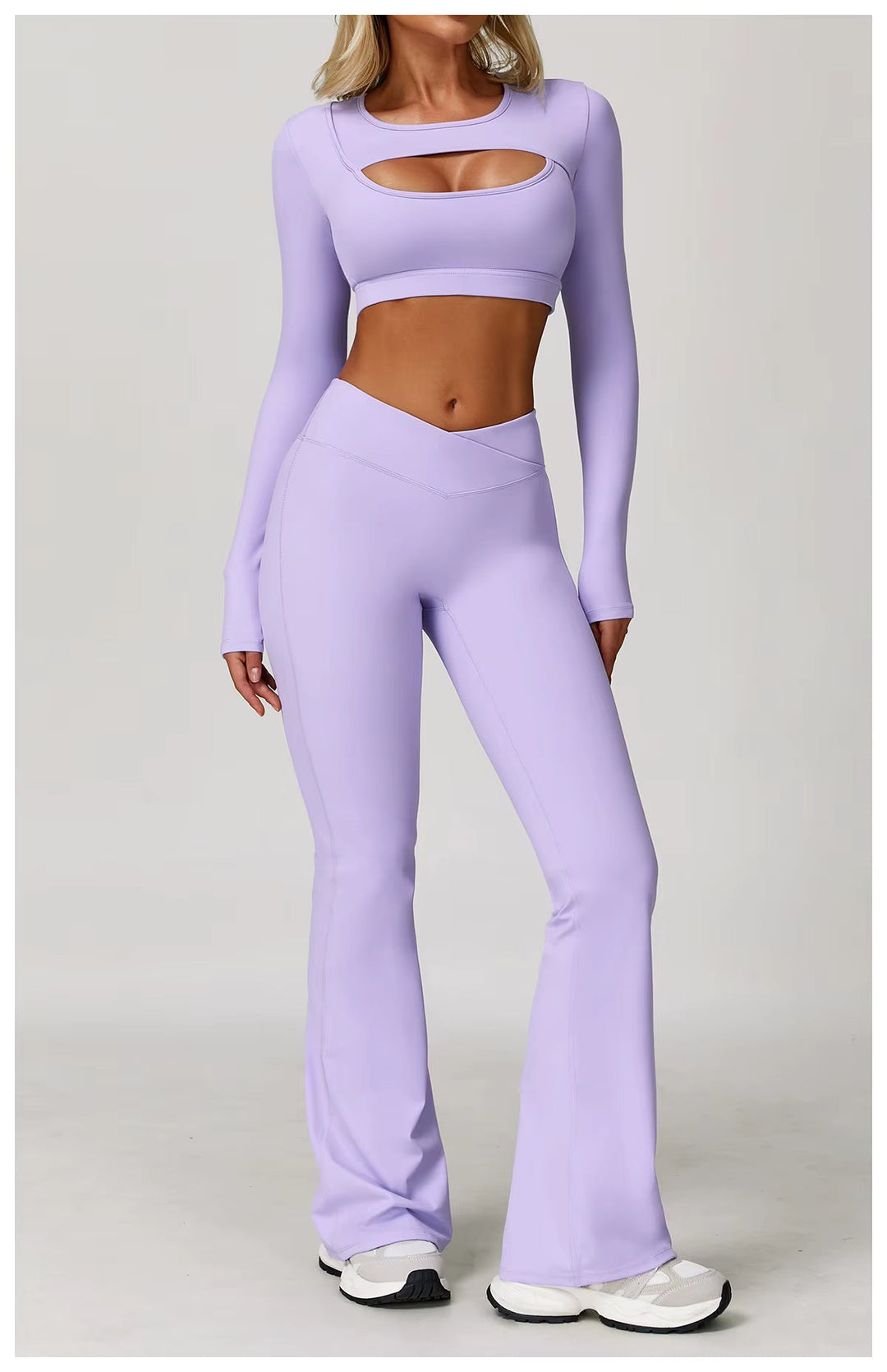 Elegance Cutout Long Sleeve Top