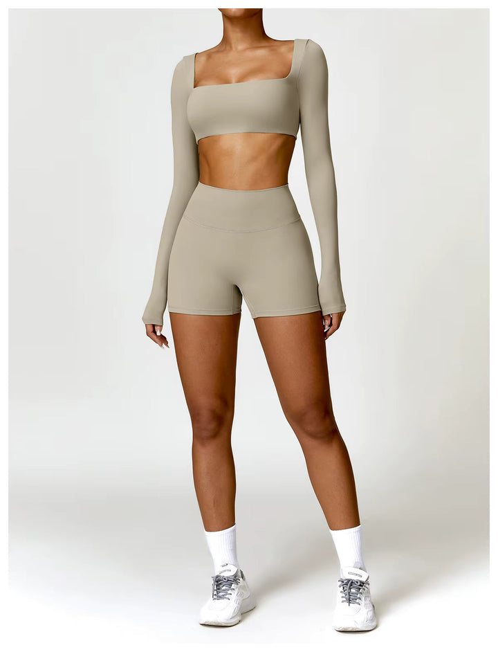 Fit High - Waist Scrunch Shorts