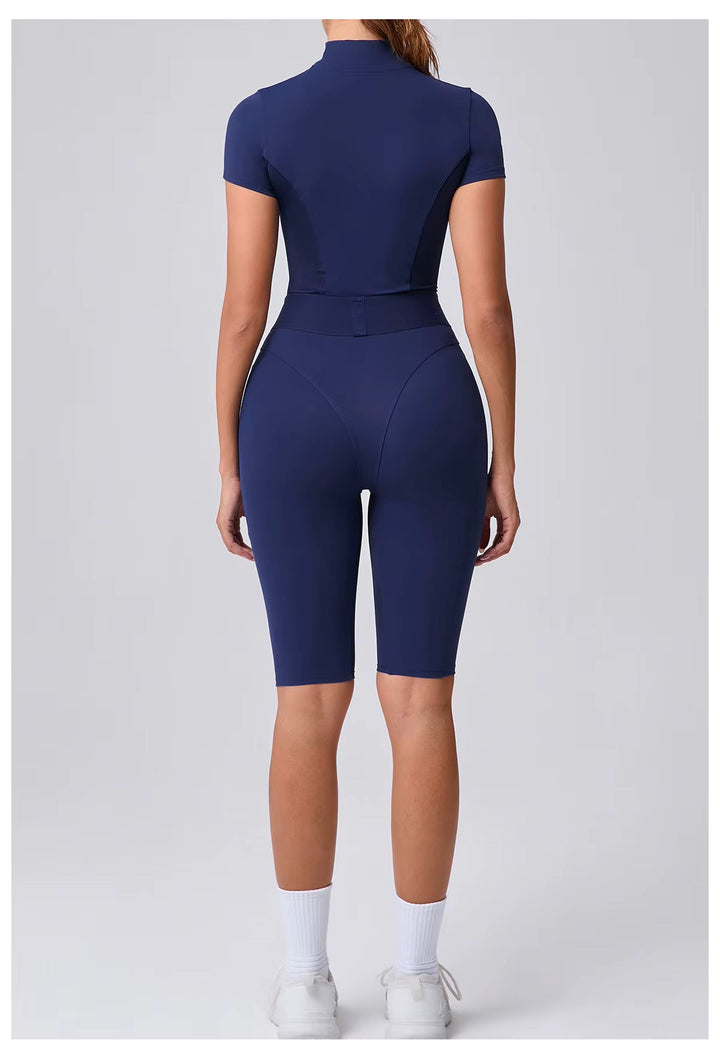 Sleek Shorts Silhouette Romper