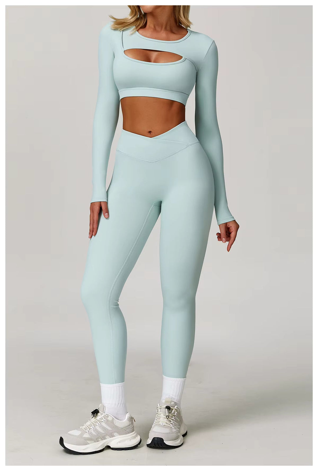 Elegance Cutout Long Sleeve Top