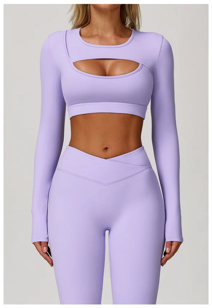 Elegance Cutout Long Sleeve Top