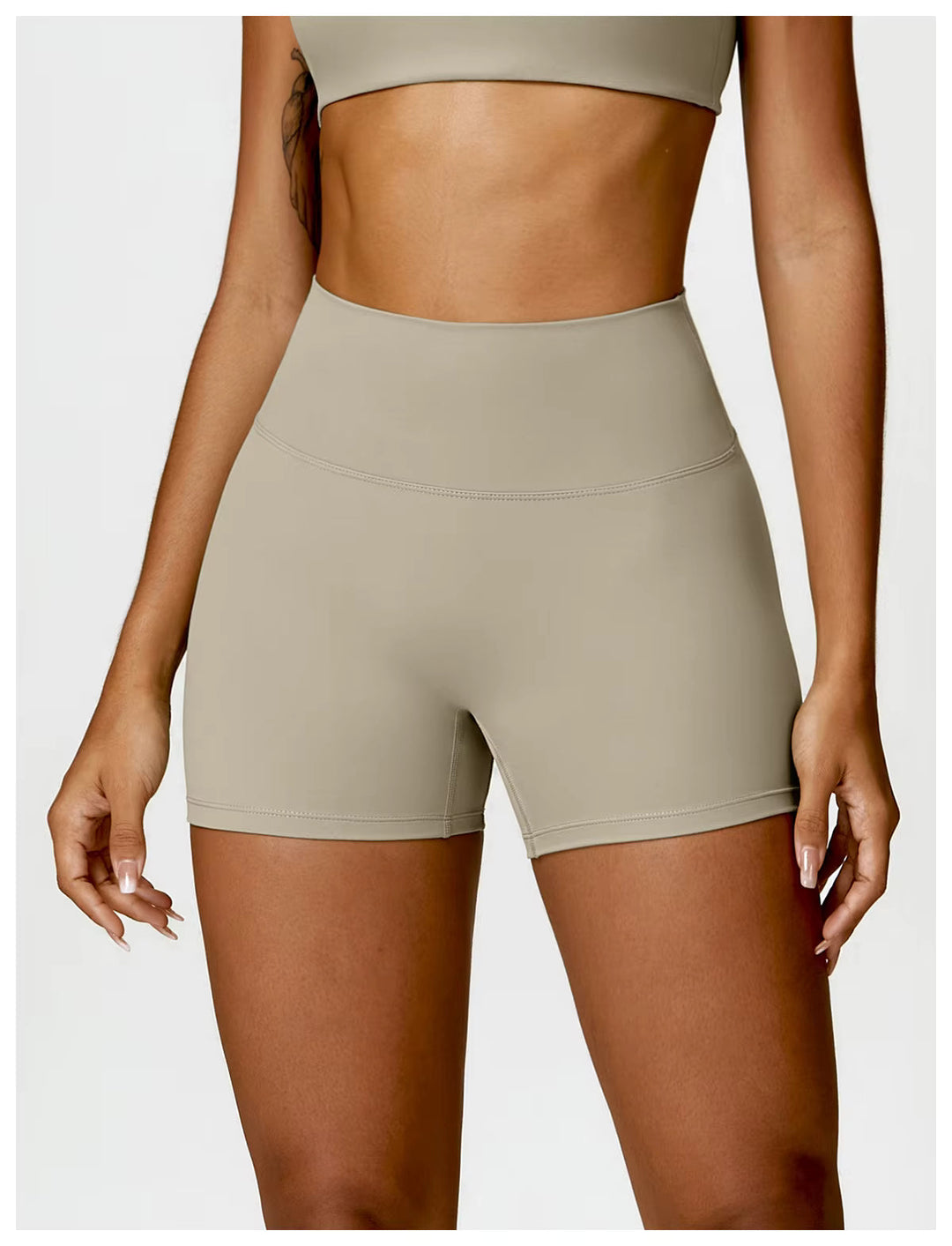 Fit High - Waist Scrunch Shorts