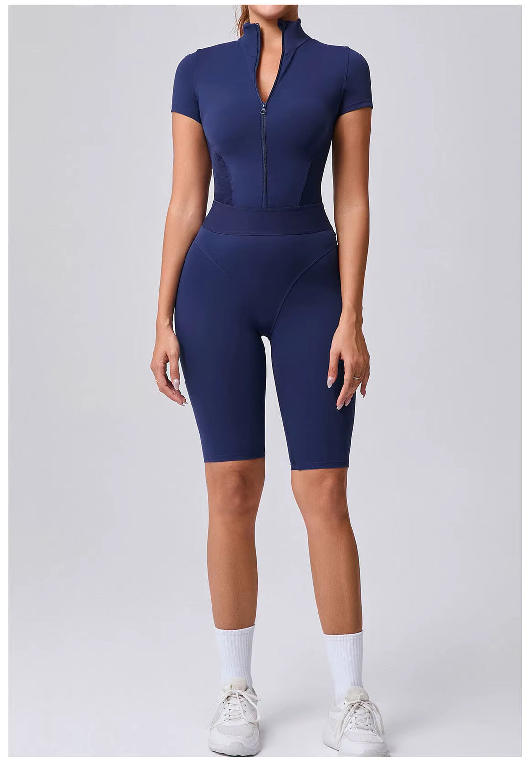 Sleek Shorts Silhouette Romper