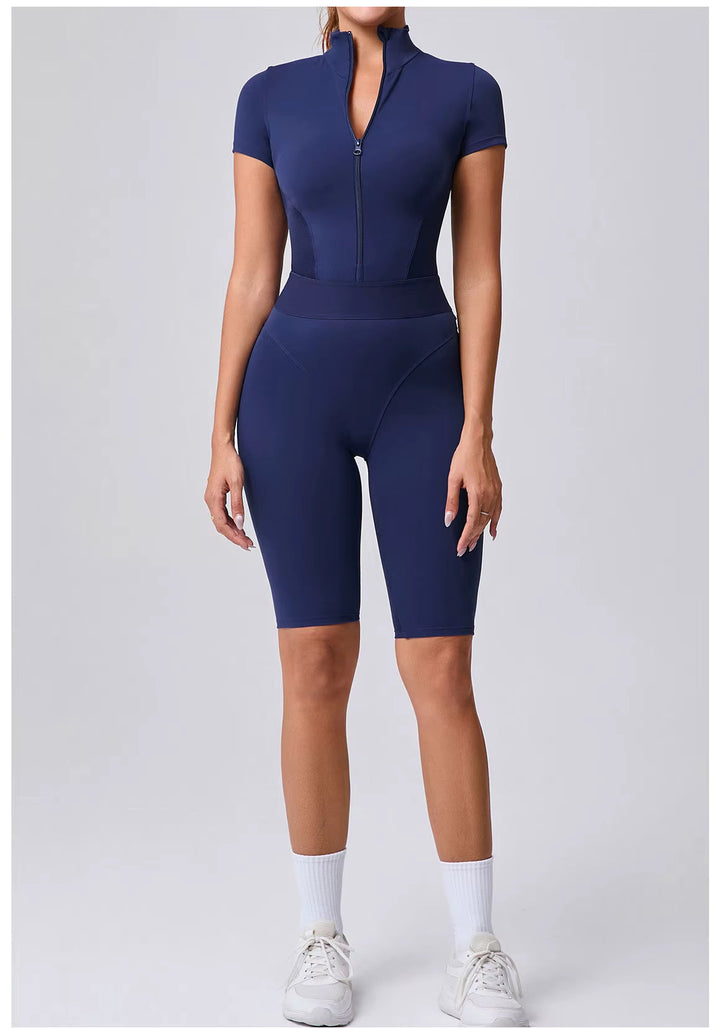 Sleek Shorts Silhouette Romper
