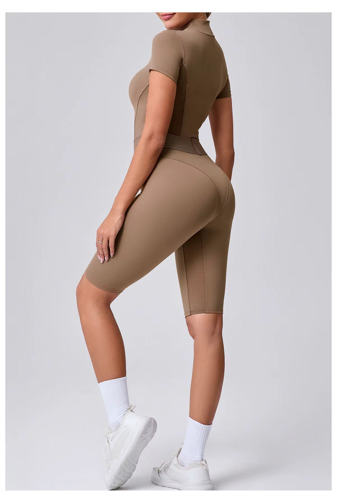 Sleek Shorts Silhouette Romper
