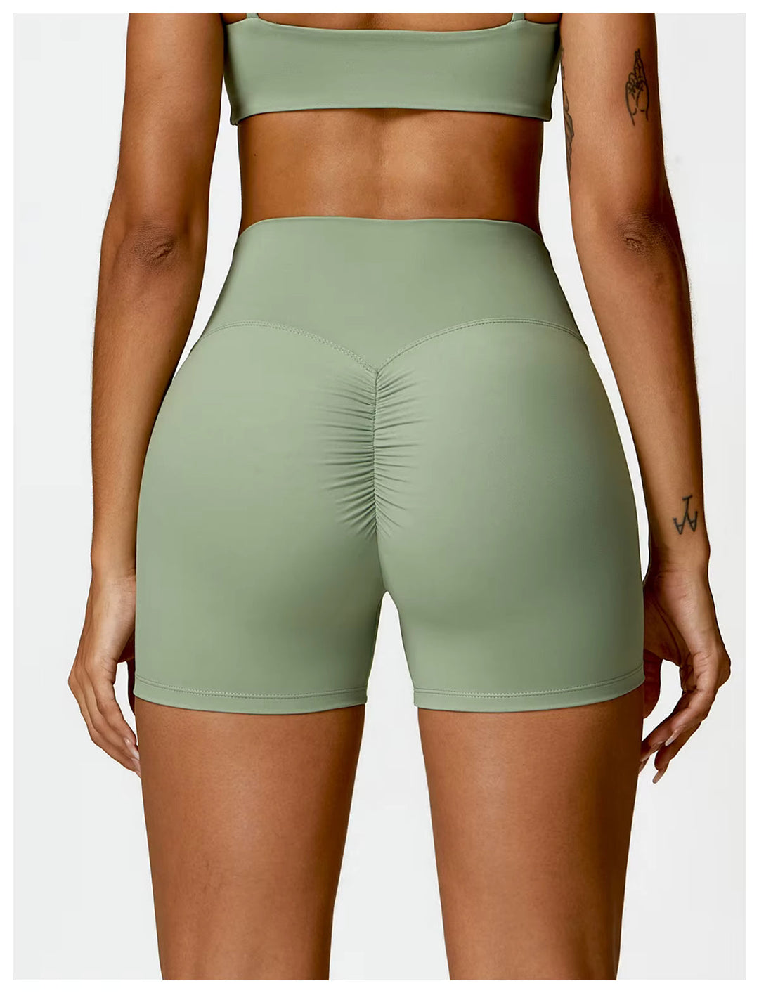 Fit High - Waist Scrunch Shorts