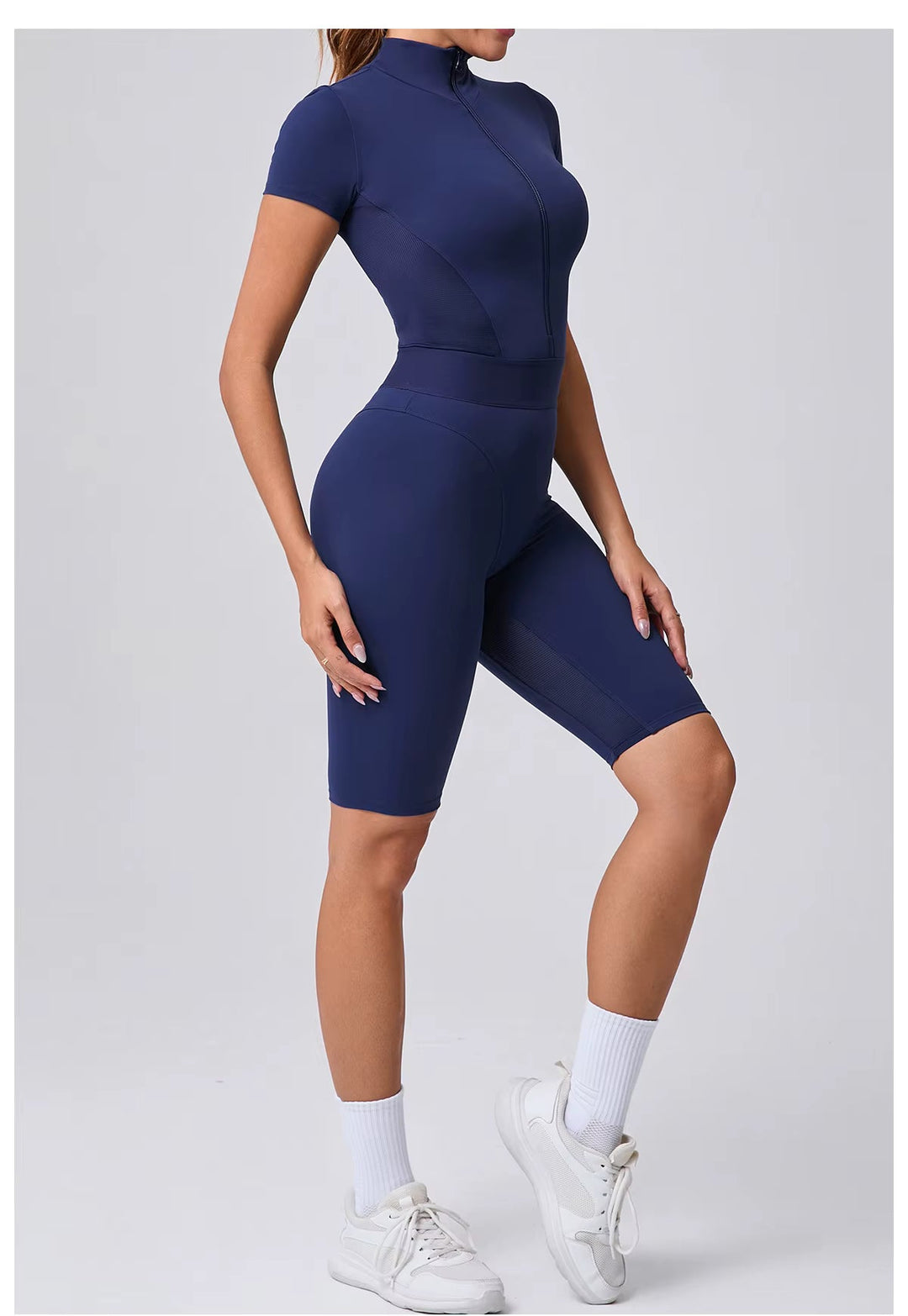 Sleek Shorts Silhouette Romper
