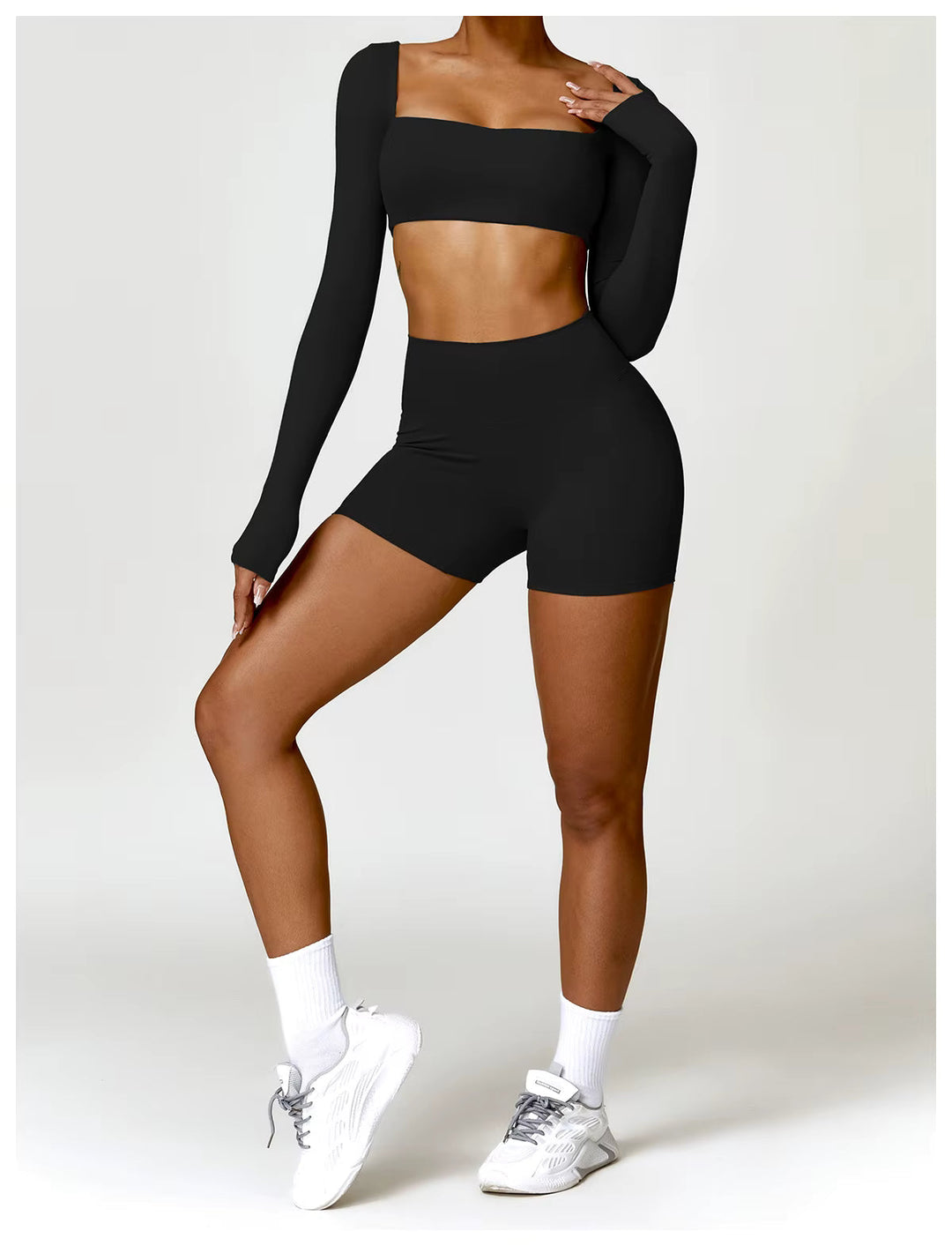 Fit High - Waist Scrunch Shorts