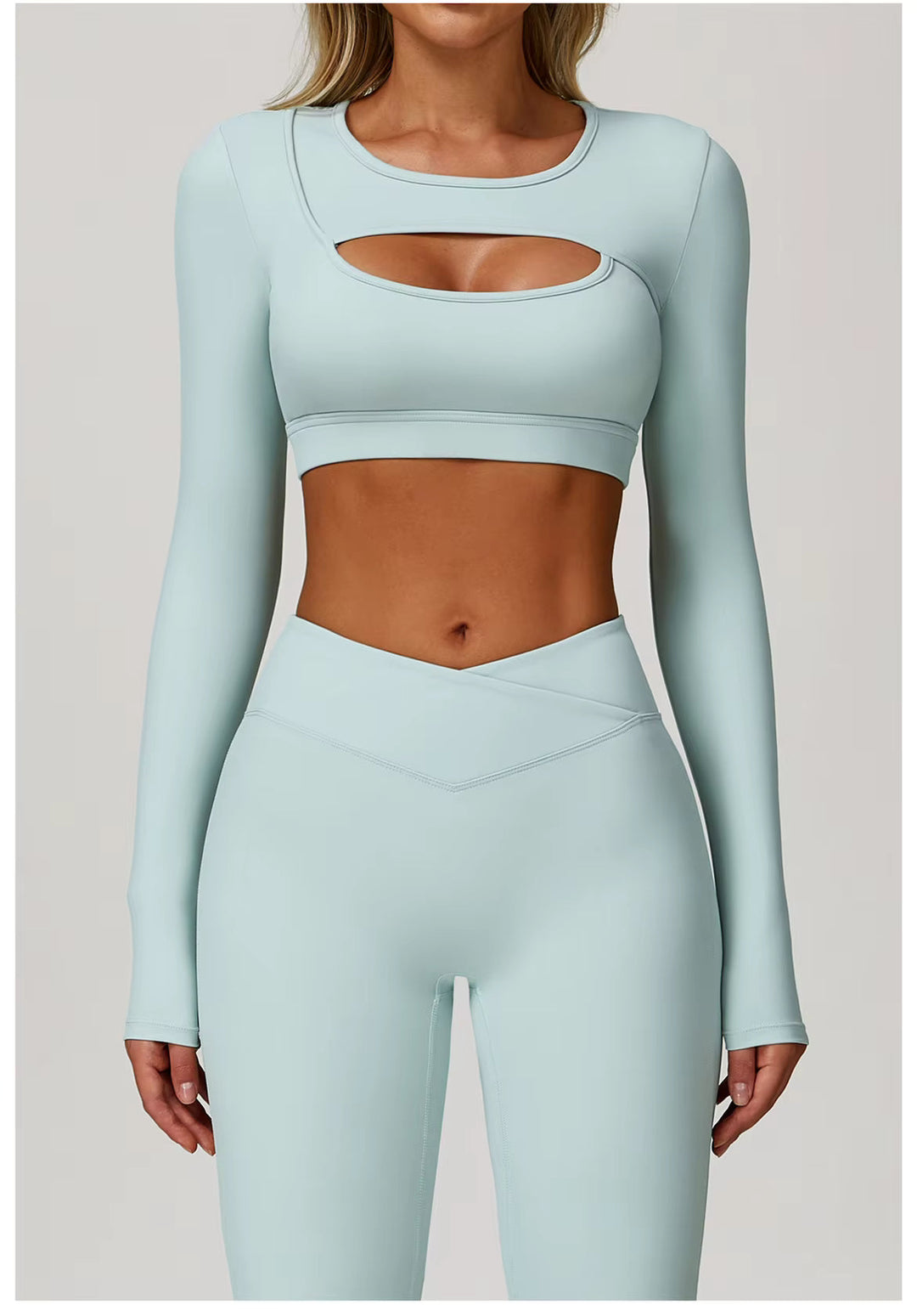 Elegance Cutout Long Sleeve Top