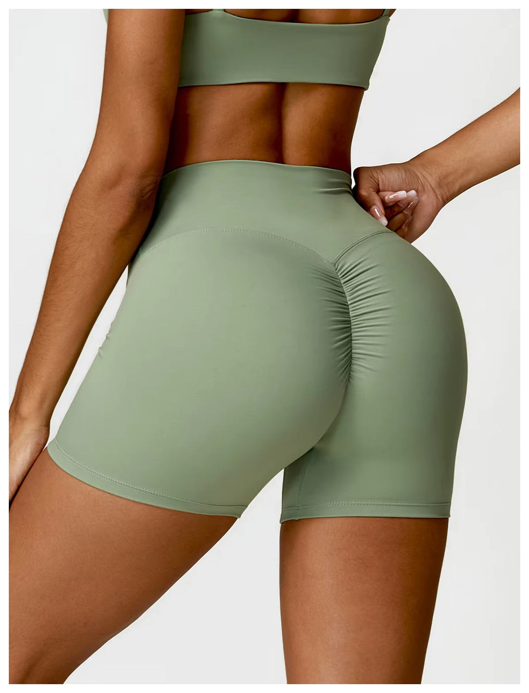 Fit High - Waist Scrunch Shorts