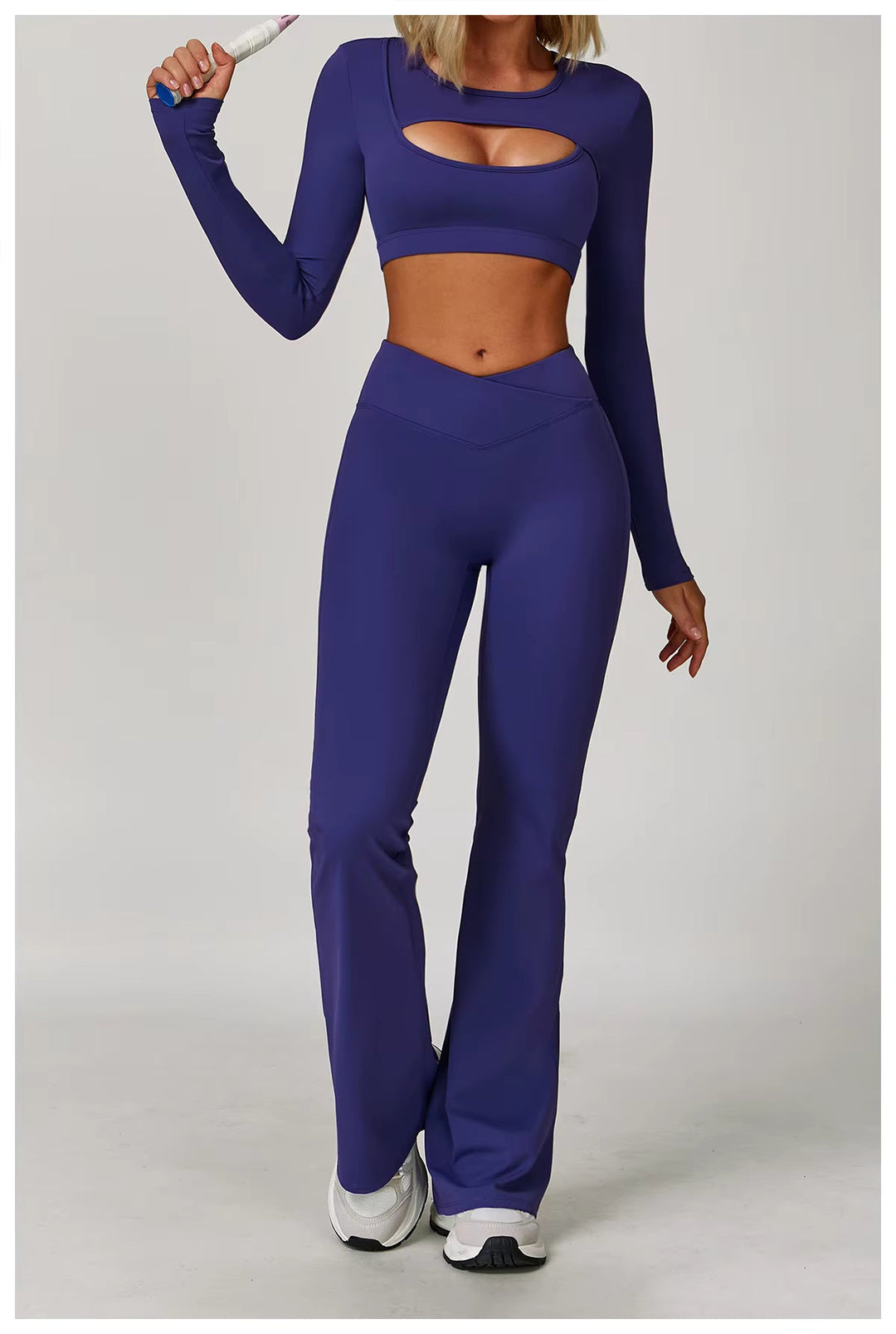 Elegance Cutout Long Sleeve Top