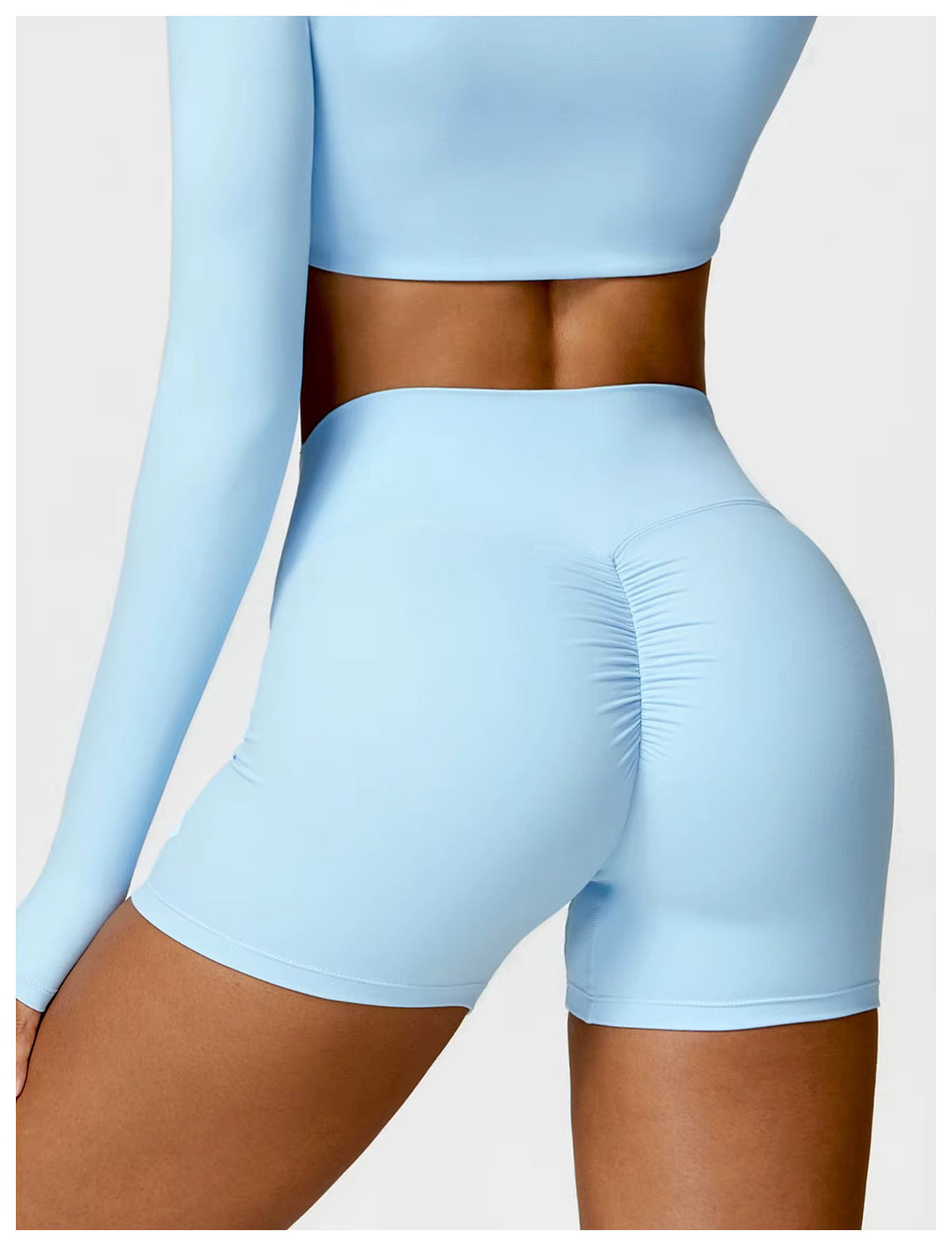 Fit High - Waist Scrunch Shorts