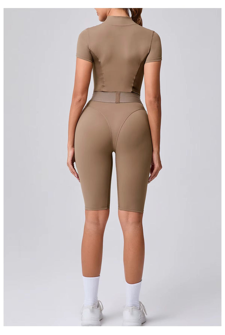 Sleek Shorts Silhouette Romper