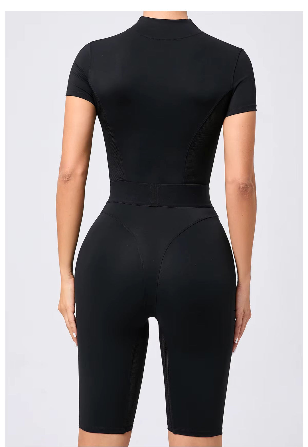 Sleek Shorts Silhouette Romper
